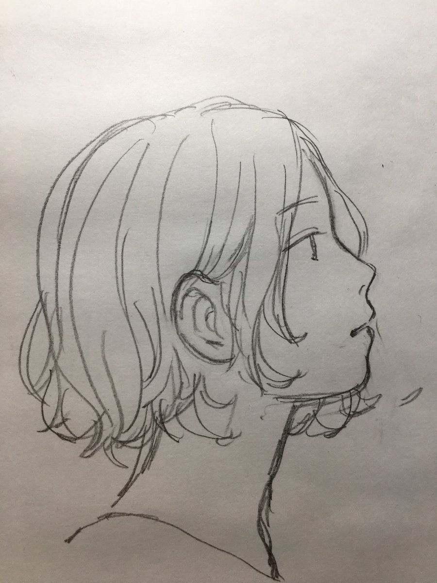 少し描かないと全然描けなくなる… 