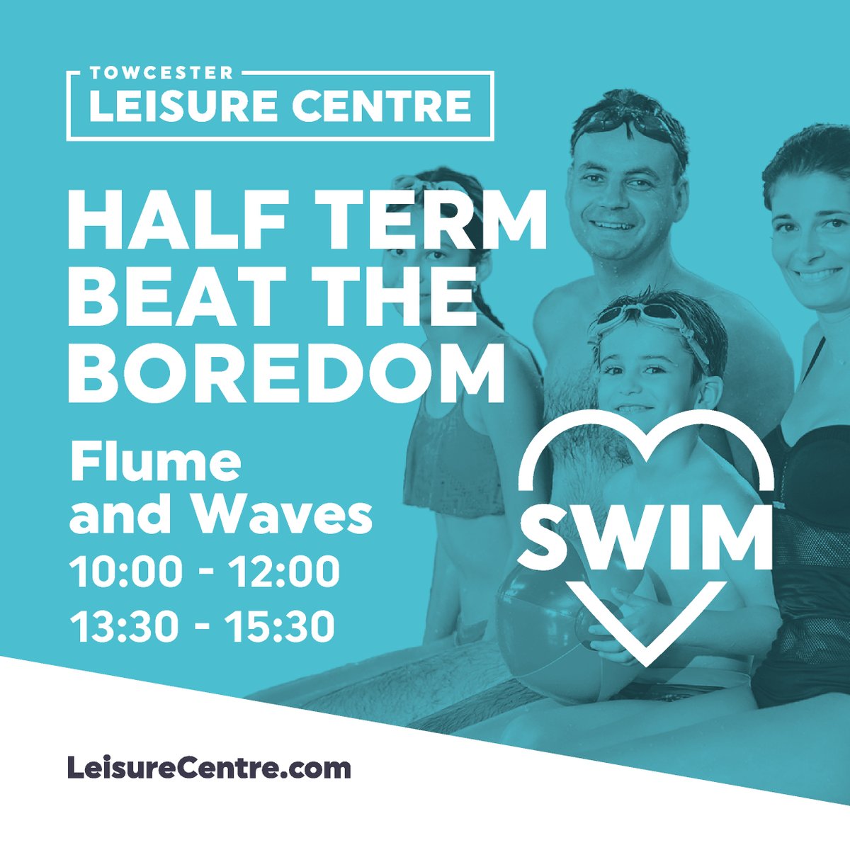 Today's (Tuesday 18th February) Flume & Waves sessions. 10.00 - 12.00 & 13.30 - 15.30 #februaryhalfterm2020 #loveswimming #swim #leisurecentre #mylocal