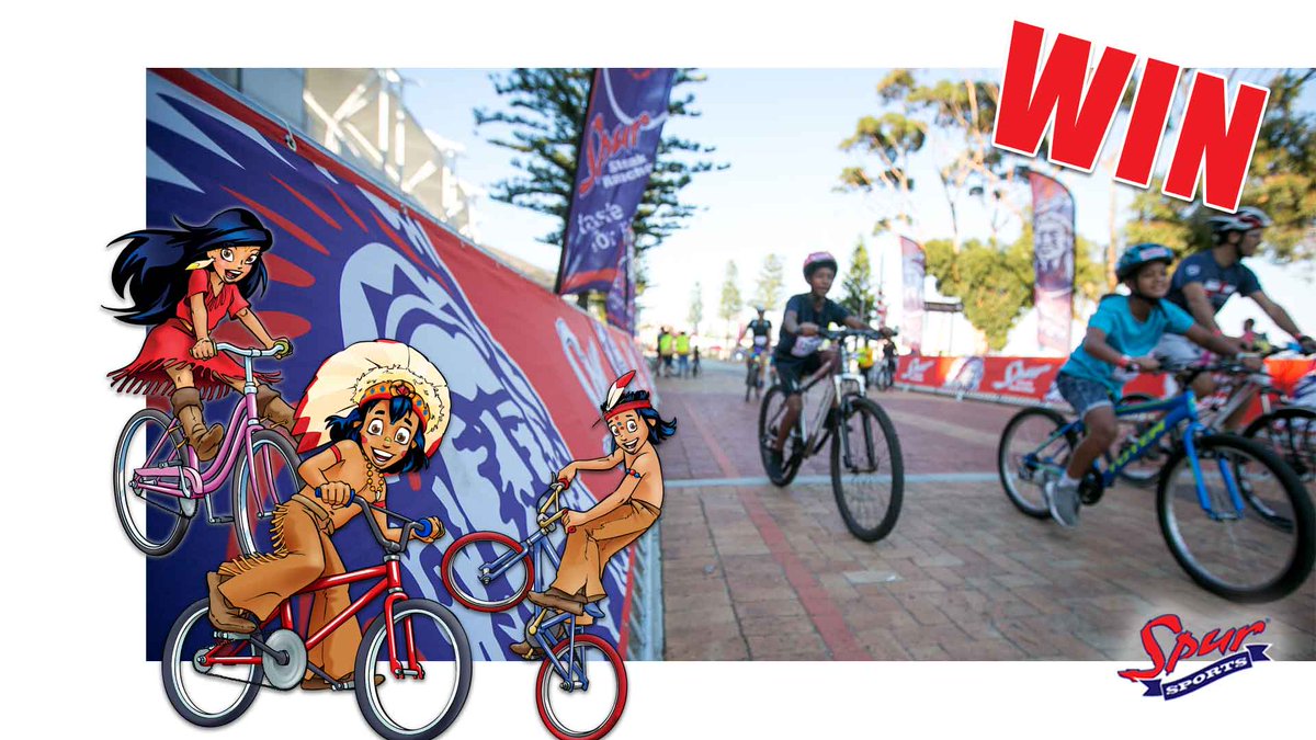 Spur Sports (@spursports) on Twitter photo Stand a chance to #WIN 1 of 10 entries to the <a href="/CTCycleTour/">Cape Town Cycle Tour</a> junior ๐ดโโ๏ธTell us which #SecretTribe member is their fav & you could be the winner ๐
A - Soaring Eagle
B - Buttercup
C - Buffalo Brave
Ts&Cs Apply | bit.ly/Win-with-Spur | Comp ends 18 Feb '20 | Ages 0-12 years Stand a chance to #WIN 1 of 10 entries to the <a href="/CTCycleTour/">Cape Town Cycle Tour</a> junior ๐ดโโ๏ธTell us which #SecretTribe member is their fav & you could be the winner ๐
A - Soaring Eagle
B - Buttercup
C - Buffalo Brave
Ts&Cs Apply | bit.ly/Win-with-Spur | Comp ends 18 Feb '20 | Ages 0-12 years