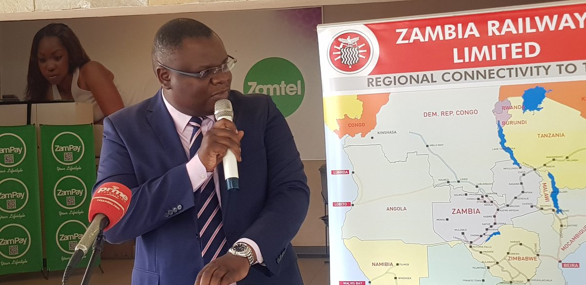 IDCZambia's tweet image. "We want the best railways company in Africa to be Zambia Railways ", says #IDC #Zambia Group CEO,  Mr Mateyo Kaluba