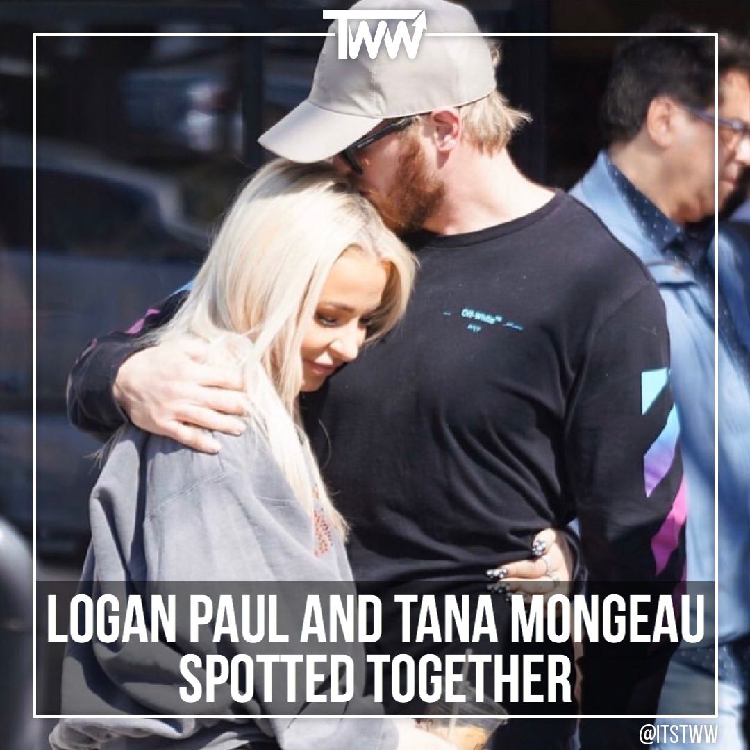 itstww's tweet photo. #LoganPaul and #TanaMongeau spotted getting cozy with each other 😳 https://t.co/AQQ2itEZ6b