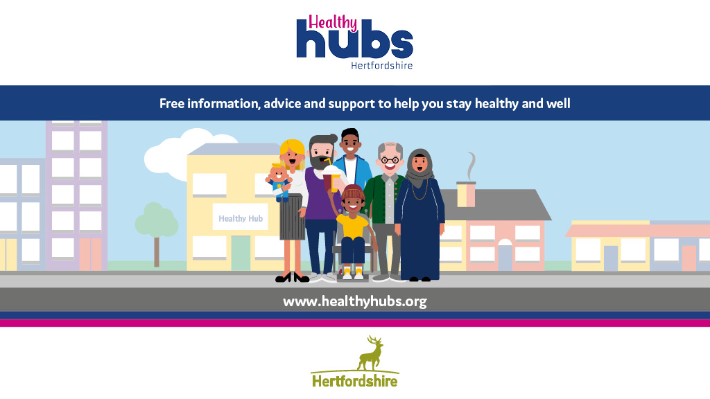 hertscc's tweet image. Healthy Hubs are dedicated local venues where you’ll be able to get support and advice on a range of physical and mental health issues in one place. 

Visit healthyhubs.org.uk to find out when your local Hub opens. 

#hertshealthyhubs
#HealthyinHerts
#PublicHealthinHerts