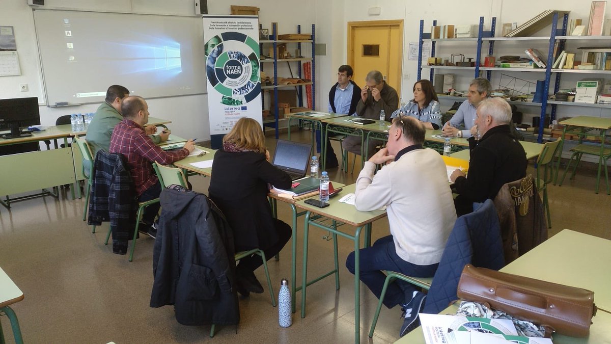 Reunión de la acción « Equivalencias y validación de competencias en el sector de la automoción » en el marco del proyecto POCTEFA Forma NAEN. #formaNaen #formationprofessionnelle #transfrontalier #POCTEFA