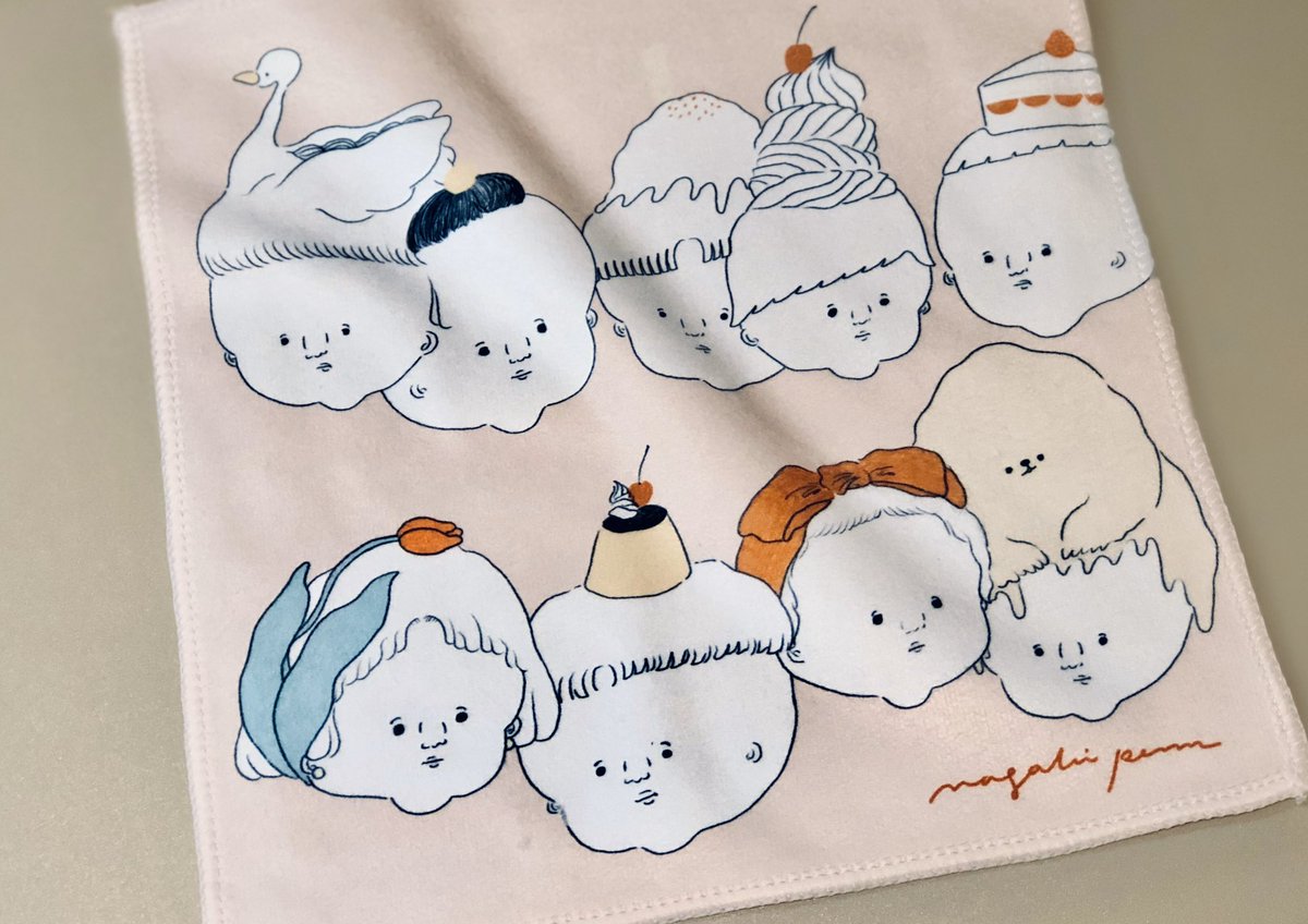 ナガキパーマ V Twitter 追加納品 Shibuya Tsutaya Pop Up 明日2 19夕方頃から新作のタオル3種が並びます その他ステッカー ビニールマルチケース コインケース キーホルダーなど完売商品も追加