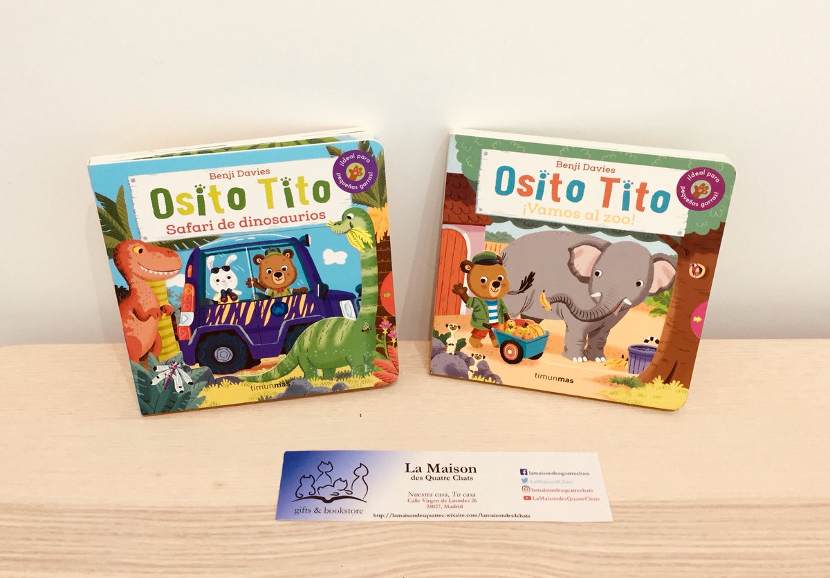 LaMaison4Chats's tweet photo. #OsitoTito
https://t.co/rFCu1FORrJ
#LaMaisondesQuatreChats
Virgen de Lourdes 26
#libreria #Madrid #Ciudadlineal #España
#literaturajuvenil #literaturainfantil #librosdetela #librosdecarton #librosmusicales #libroseningles #librosenfrances #librosconsonidos #libroscontexturas https://t.co/PGqBDff2Gp