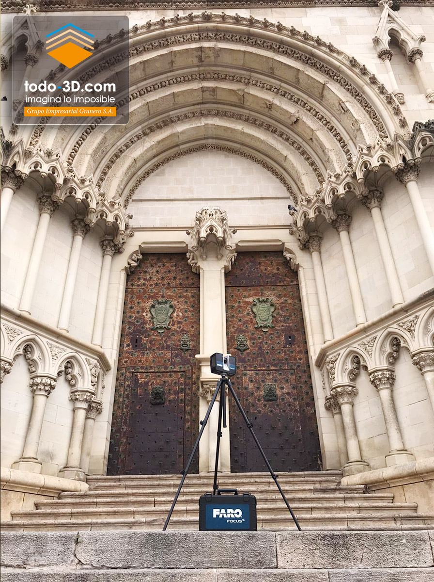Todo_3D's tweet photo. 🆕🆕🆕
Comenzamos la semana con una #digitalización3D muy especial para nosotros 

Todo-3D se encargará del #escaneado3D la fachada de la Catedral de Cuenca.⛪️ Nos emociona formar parte de la Conservación de este pedacito de historia.

Os dejamos unas imágenes del proceso 😍 https://t.co/HczSOG9JAJ