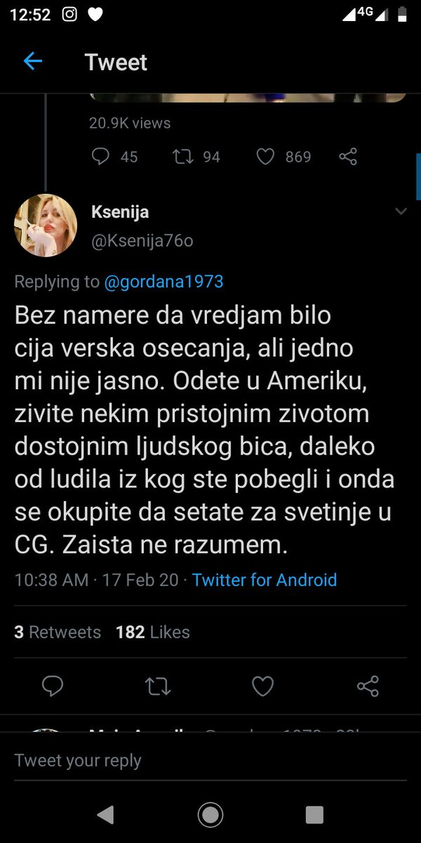 Marija_24's tweet image. Колико плитак, промашен, мизеран, србофобичан, јадан, исфрустриран и искомплексиран неко може бити од 0 до Ксенџа па да нешто овако напише?
Па Ксенџи лутко,нико вам није крив што су ваше шетње 1од5 дебилиона бесмислене, безидејне, безциљне.Немој бити љубоморна, утиче на лепоту!