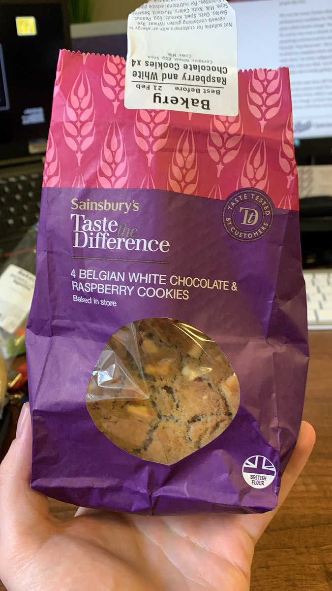 jackcarnell's tweet photo. @sainsburys can I have my fourth cookie please? https://t.co/mnW9TRH2Yw