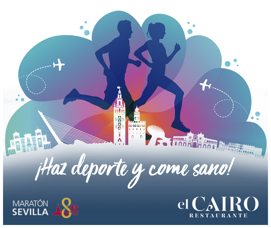 La Maratón 2020 congregará este fin de semana a miles de corredores y en <a href="/elcairosevilla/">Restaurante El Cairo</a>  les ofrecemos disfrutar de la gastronomía andaluza, ayudándoles a afrontar la prueba con total garantía y recuperarse después de la competición con una dieta sana y equilibrada. #TDSGastro
