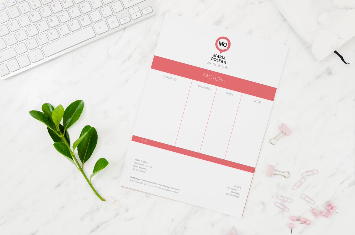 Aplicaciones para María Colera una gran profesional,  traductora e intérprete que ha confiado en nosotros para el diseño de su marca… ¡Diseños al #modocen! 💭💭💭💭#marketing #graphicdesign #design #designinspiration #diseñografico #vigo #acoruña #galicia #publicidad