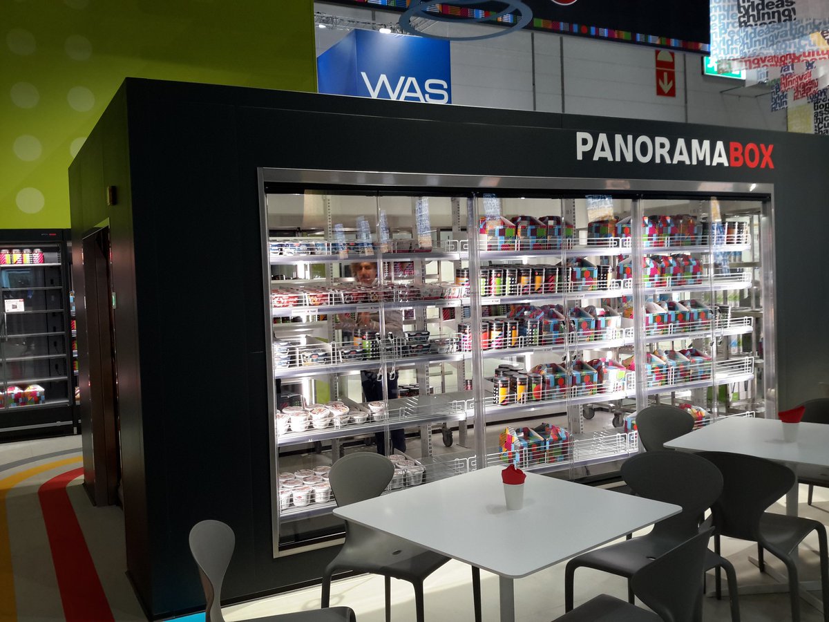 Gdoweek's tweet photo. #EuroShop2020 #NBM_Dusseldorf #Arneg @OSCARTIELLE_SPA #Incold #Intrac banchi e scaffalature visivamente integrabili, e Panorama Box, una cella e scaffale a isola per valorizzare selezione di prodotto, più facile da rifornire, più bella da vedere https://t.co/LAAEnLherH