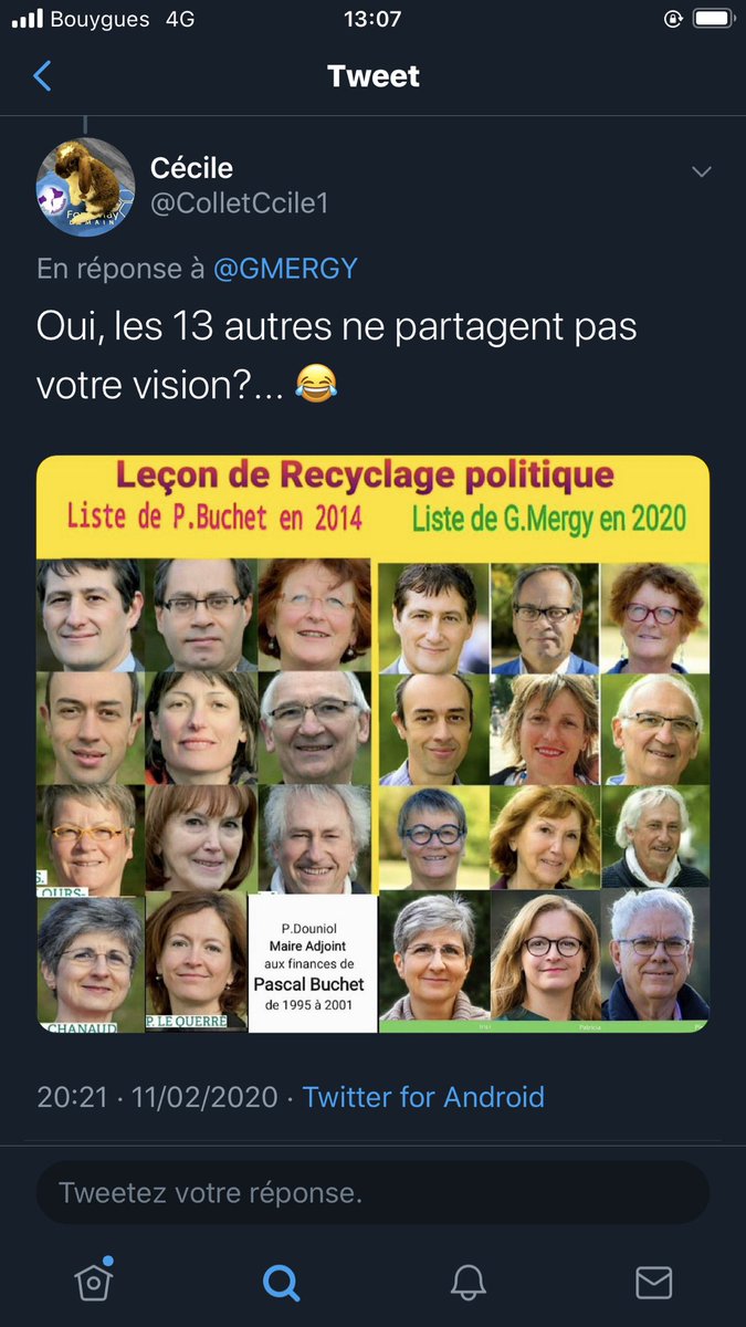 Encore une différence entre la liste de @GMERGY et celle de @LaurentVastel : nous ne nous abaisserons pas à recouvrir les affiches des autres candidats par respect de la démocratie #fontenayauxroses #democratie