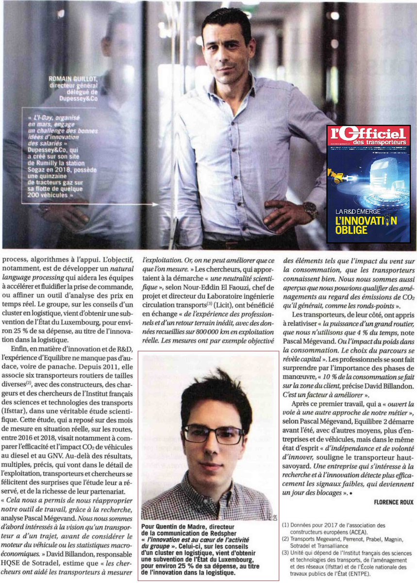 At <a href="/Redspher/">Redspher</a> , we intend to make our process smarter and more efficient, to make it easier to connect carriers and shippers, and to empower our employees with technology. 

Thanks R&amp;D for the mention! 🥳