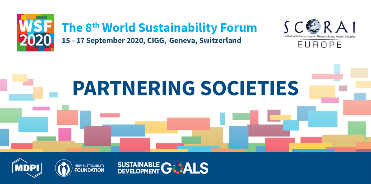MDPI_Foundation's tweet photo. We are pleased to announce that @SCORAI_org is partnering with #WSF2020!
#WorldSustForum2020 will be held from 15-17 September 2020. Members of partnering societies will receive a 20% discount on registration fees.
https://t.co/pVxMaEU2r2
#WSWGeneva #SDGs #PartnerSoc https://t.co/ZuUAwdzPGn