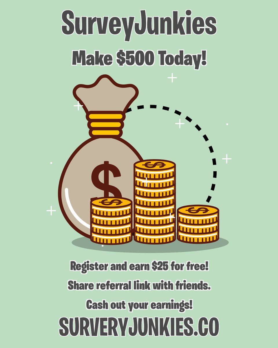 ZachShanks2's tweet photo. I'm inviting you to join SurveyJunkies, a site that lets you earn money with social media. I just earned $30 and you can too! Sign up today for a $30 bonus! https://t.co/Pu9c82NMmM #earnmoney #cashappfriday #makemoneyonline #onlinejob https://t.co/xbbbcsQ23I