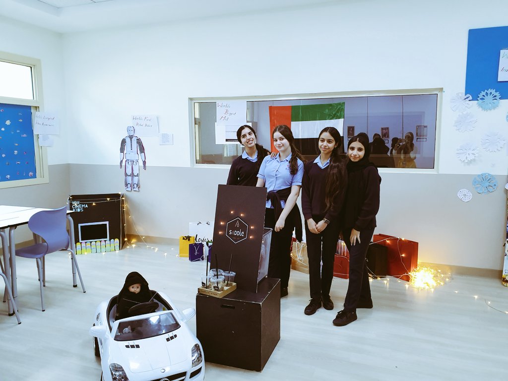 AIS_Academies's tweet photo. Why Vertical Day was a huge success! 7-9 Academy girls and girls from Al Ramaqiah School completed an amazing race around the world. First stop: UAE #AISAcademies #EHuAcademies #AISverticalday https://t.co/zuE5pG66CP