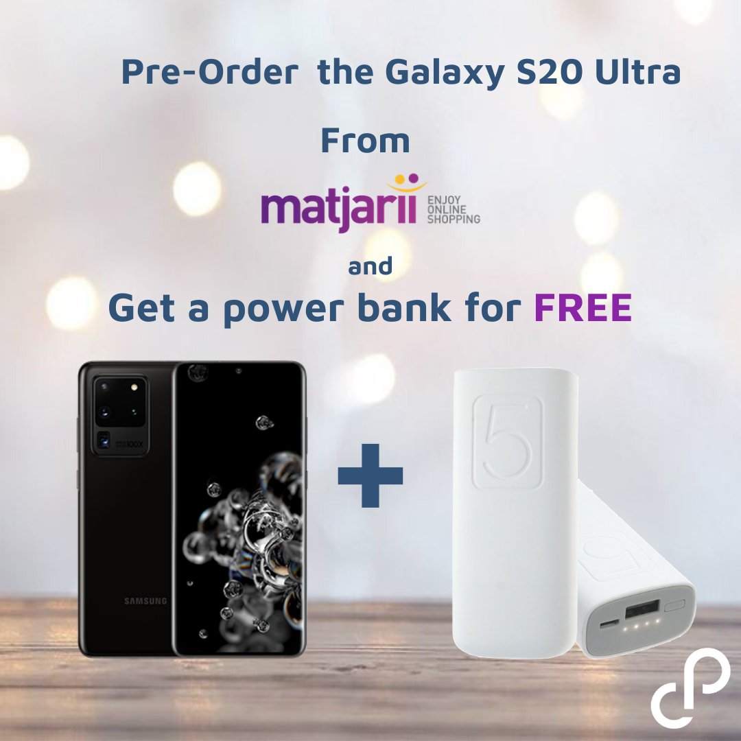 pointcheckout's tweet photo. #Shoutout to #Samsung Fans! Pre-order your #Galaxys20plus or #GalaxyS20Ultra from https://t.co/L8BAm5Wt41 to get a #FREE power bank when you pay through #Pointcheckout
#Jordan #Amman #mobile #Tuesday https://t.co/DUrHbFWphR