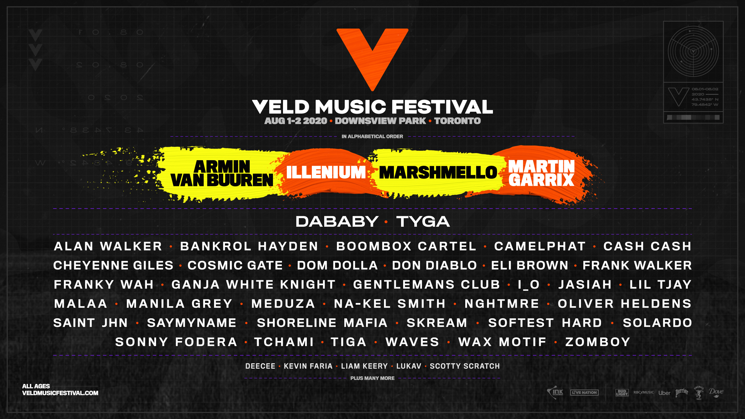 2020 Veld Music Festival lineup