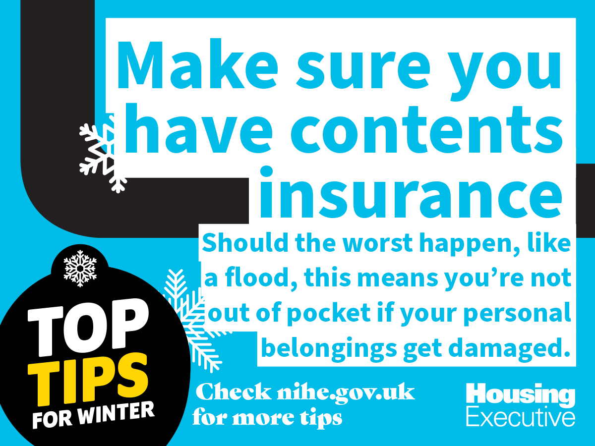 nihecommunity's tweet photo. This week’s Top Tip for Winter is to make sure you have contents insurance so you’re not out of pocket if your personal belongings get damaged should the worse happen. 

Want to know more top tips? Visit https://t.co/uVBfMbeKGU https://t.co/atiDj5GSfC