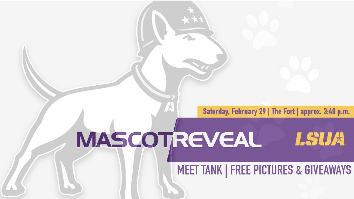 LSUAlexandria's tweet photo. Stay tuned to @LSUAlexandria for some #TankTeasers building up to the reveal! @lsuagenerals https://t.co/BZHRlyQgJ0