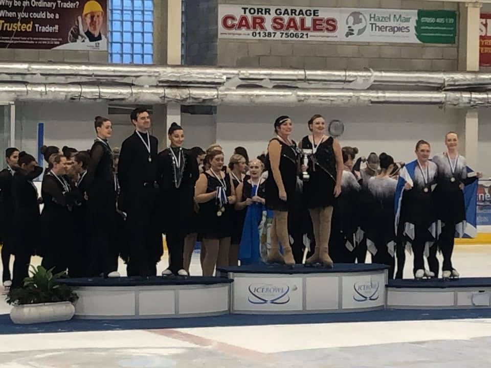 AltiSynchroClub's tweet photo. Good skate from Bladerunners and a Silver medal 🥈at Trophy d’Ecosse 2020!
#altrincham #manchester #altrinchamsynchroclub #synchronizediceskating
#BritishSynchro #BritishIceSkating #OneTeamMVMT #WeLOVESynchro #ELEVATESynchro #planetice https://t.co/5ItRLfnUwM