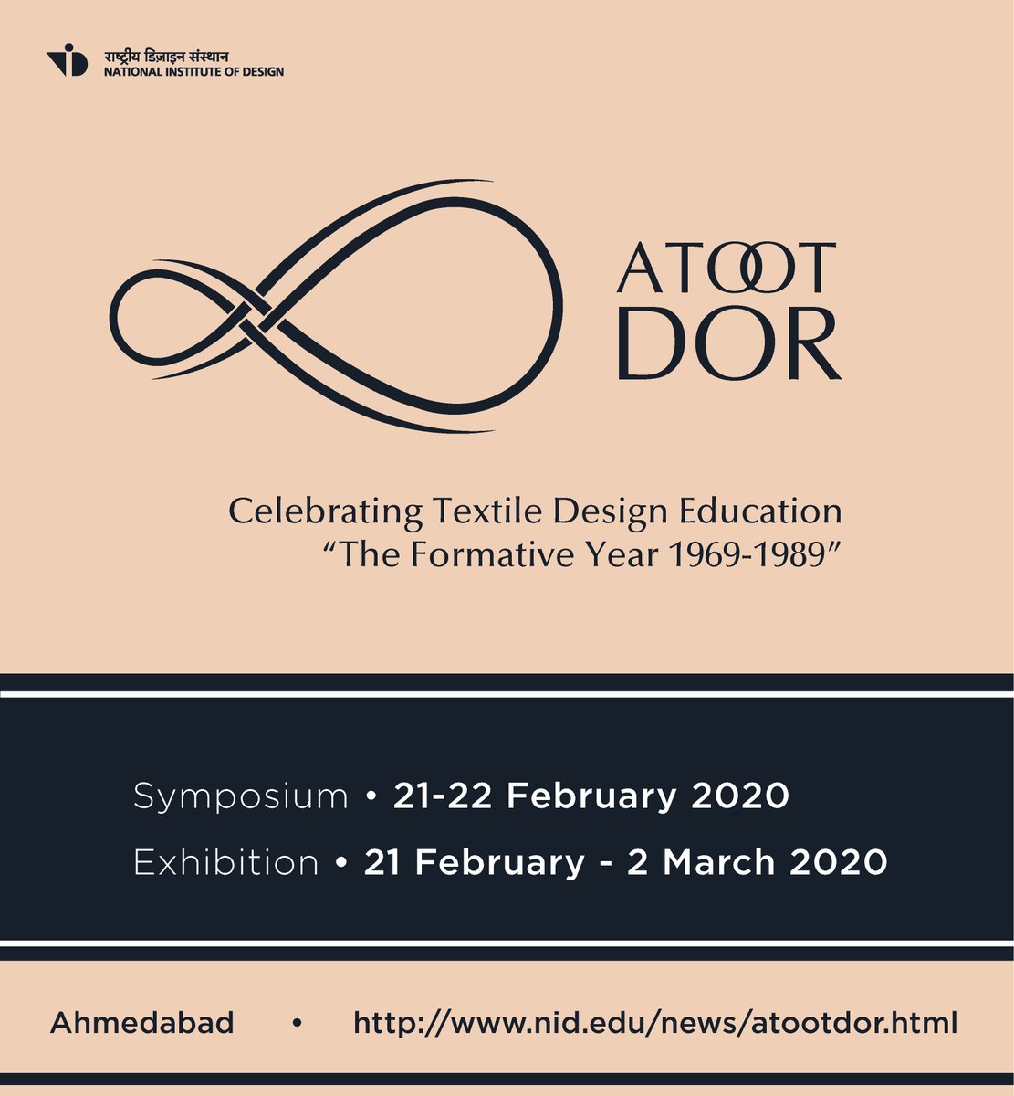 NID_India's tweet photo. NID Organises "ATOOT DOR" - Celebrating 50 years of Textile Design Education at NID:

More on: https://t.co/1Vkipnk73v

#Design #India #NID #AtootDor #TextileDesign #nationalinstituteofdesign #MODIfied100 @NID_India @DIPPGOI @CMOGuj  @omkarsinh99 @PMOIindia @PMO_India https://t.co/7PIuup2TNX
