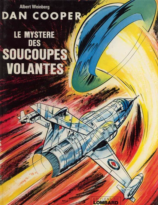 フレンチ&ベルギーコミックに「ダン・クーパー」シリーズというカナダ空軍のパイロットが主人公のものがあったらしい。作者はアルバート・ウェインバーグ氏。最初はロケット機で宇宙に行くSFだったが、段々とリアル系の航空漫画になり、1957年から2010年まで出版されたとか。 