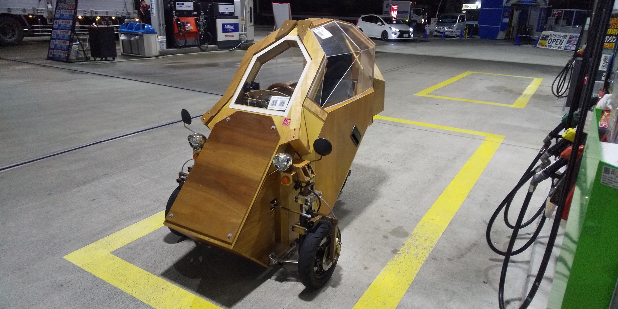 りひと工業自動車部 自作の車の走行距離が1000kmを越えた W ミニカー 木の車 自作 T Co Llpxm2uilk Twitter