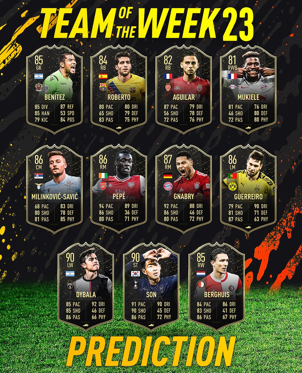 MattiaBattelli's tweet photo. #TOTW23 #PREDICTIONS 🎉
For all Candidates⤵️
📹 https://t.co/h4rZ2PtL23
What do you think? Like, Comment & Retweet 👍⤵️🔁
#fifa20 #fut20 #predictions #fifa #fut #fifanews #totw #Teamoftheweek #packopening #TOTW #fifaultimateteam #totw20 #totw23 #winterupgrades #winterrefresh https://t.co/CGQY59laEc