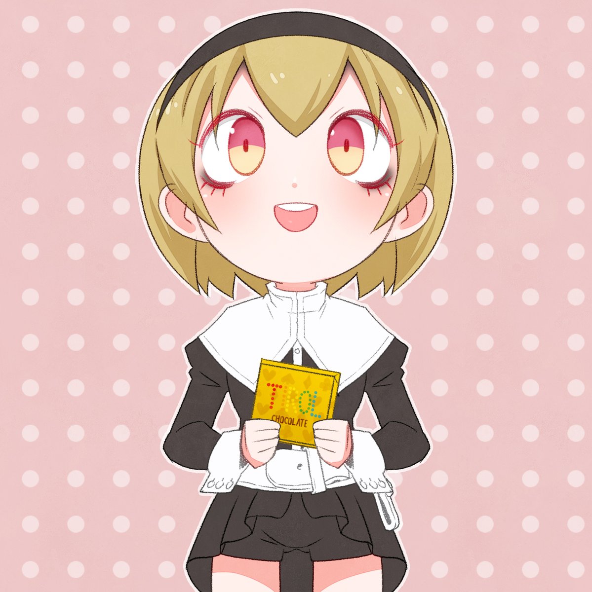 「ビッグチロルをもらったぺこら
#邪神ちゃんドロップキック 」|大久ｲ呆(聡)のイラスト