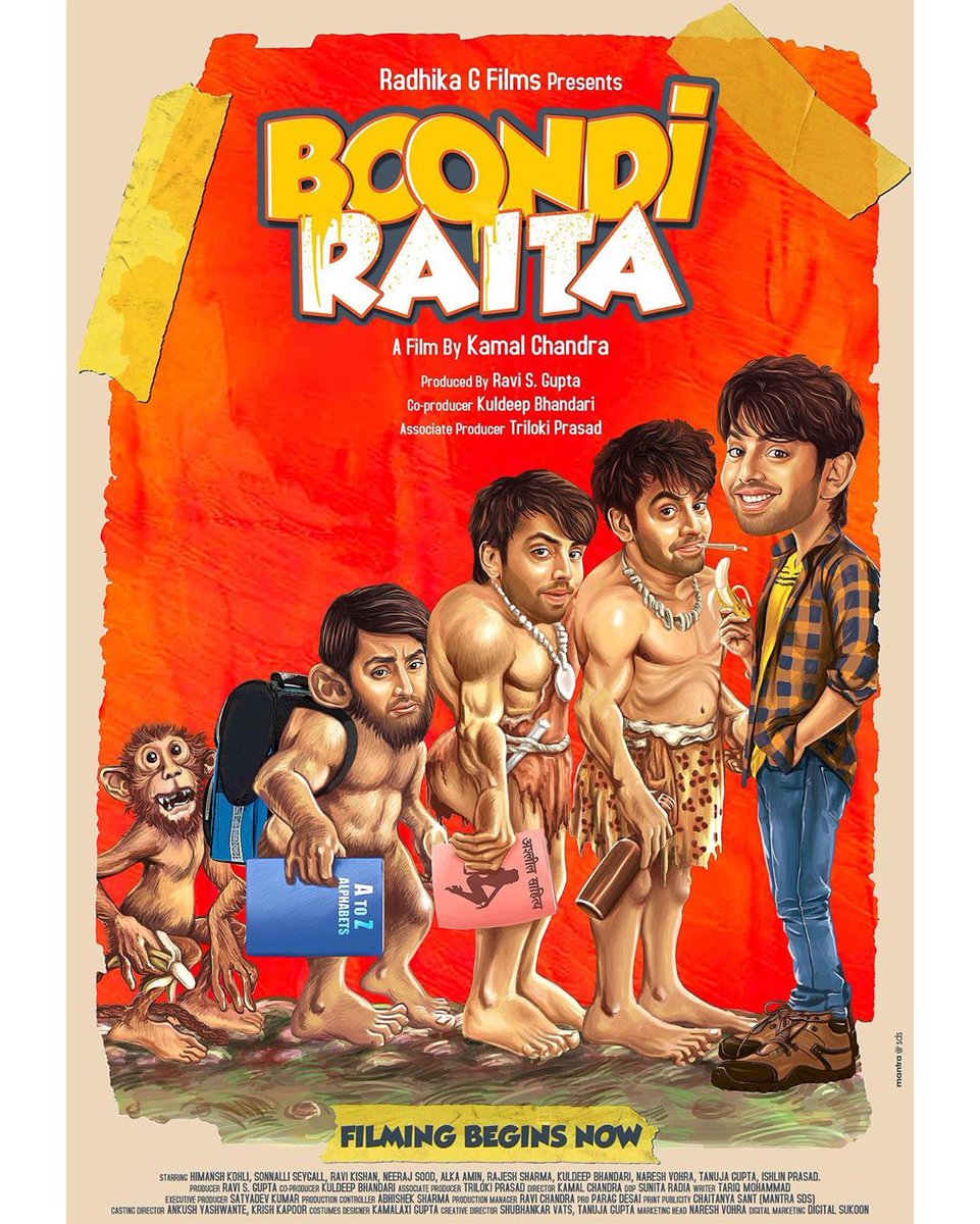 वीर तुम बढ़े चलो...🤫
Baggu ka evolution shuru ho chuka hai 🙏🏻 #BoondiRaita #बूंदी-रायता by Kamal Chandra 
#sonalisehgal  #ravikishen #neerajsood #alkaamin #ishlinprasad #himanshkohli 
All the very best @himanshkohli 😍😍😍
Awaiting for this.