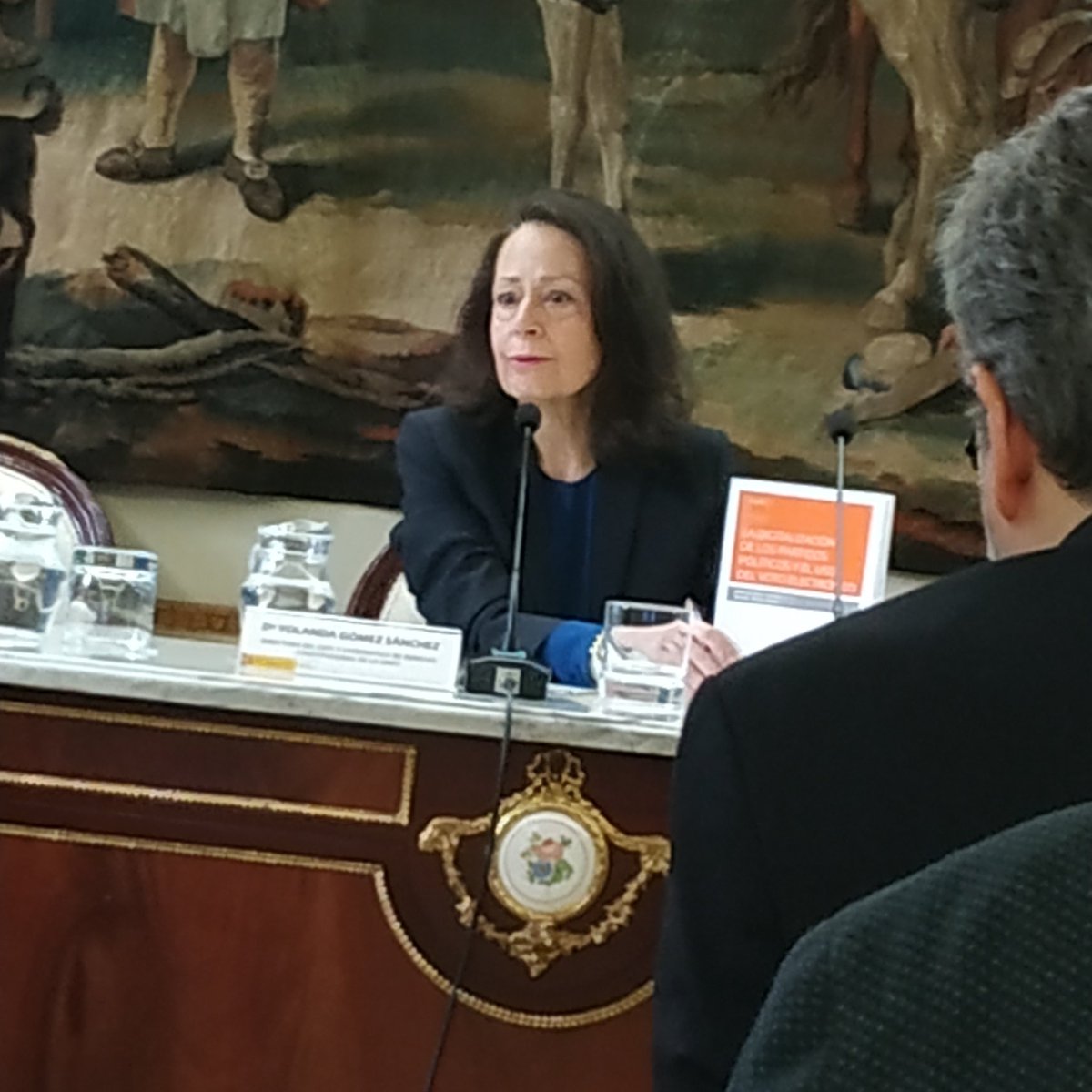 Digitalicia_'s tweet photo. Presentación del libro de "Digitalización de los partidos políticos y el uso del voto electrónico" de Jordi Barbat. Una jornada donde hablar de tecnologia y democracia #TransformacionDigital #Politica https://t.co/0GlDuFQ0jT