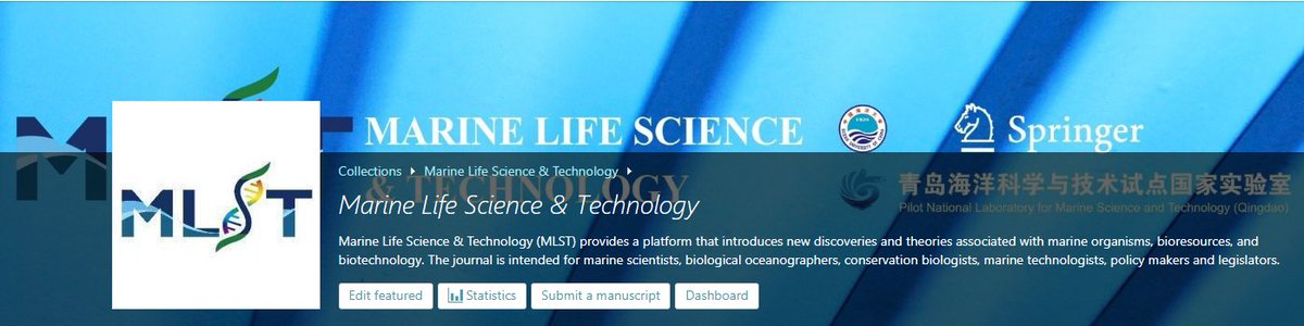 Science_Open's tweet photo. Pleased to announce a launch of yet another Collection from Chinese researchers! "Marine Life Science &amp; Technology" from @MLSTNews @OUC1924 is an international peer-reviewed journal dedicated to research on #marinelife #bioresources and #biotechnology. https://t.co/RtPjkRyzM0 https://t.co/HBzciP9ILE