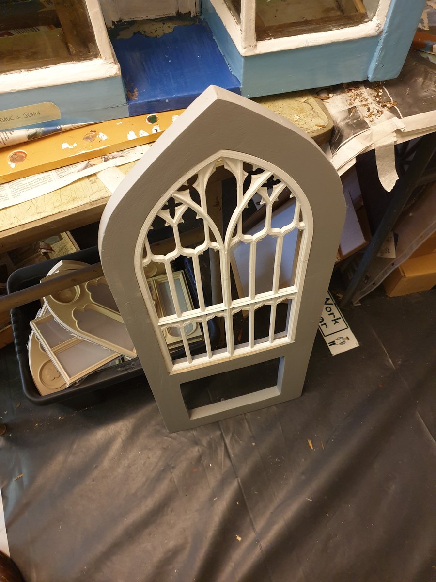 A wonderful addition to our mini Minster this week is the new north door &amp; window put together by our volunteers Ian and Penri