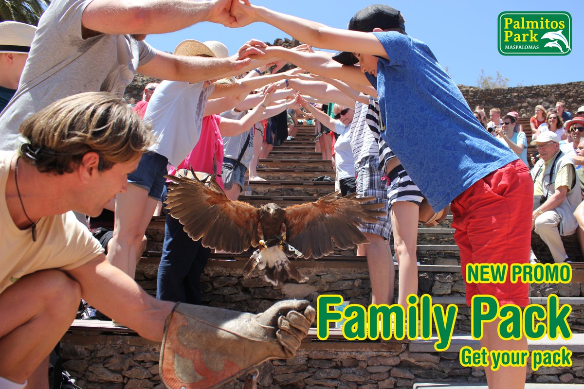 ¡#PalmitosPark se disfruta mejor en familia! 
Vive un día único gracias al Family Pack 👌😉
Dos adultos y dos niños a precio especial, comprando tus tickets online.  ¿A qué esperas? ¡Ven a visitarnos! 🐬
tickets.palmitospark.es/product_pack/1…

#diversión #animal #mundoanimal #animals #natural