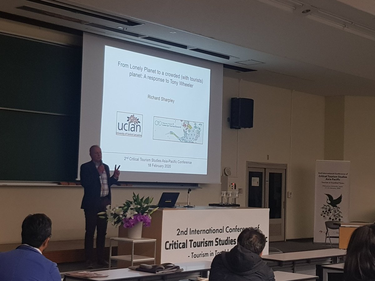 "Overtourism has been happening for a long long time. The only surprise is that we are surprised by it" Richard Sharpley #CTSAPWakayama <a href="/CTSAsiaPacific/">Atlas Critical Tourism Studies Asia-Pacific</a>