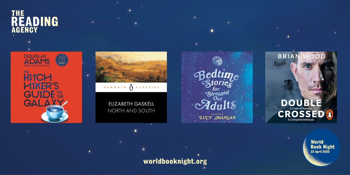 We’re thrilled to launch our #WorldBookNight 2020 #audiobook offer for individuals today. You can choose one of four incredible titles donated by publishers. Just sign up on our website to be sent an exclusive download code on 23 April ow.ly/YCC450yonPv