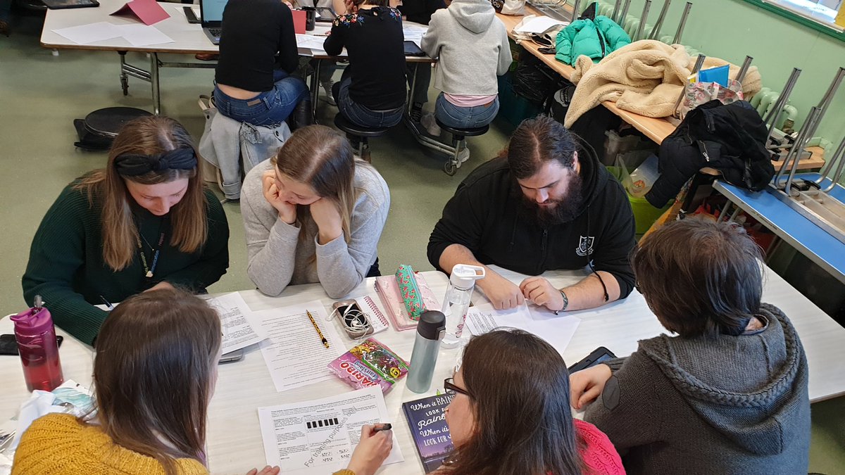 Mrs_R_Mutch's tweet photo. Collegiate working with @FerryhillSchoo1 this morning. #moderating  and creating #holisticassessments @SchoolBroomhill https://t.co/m6UMgWVYcn