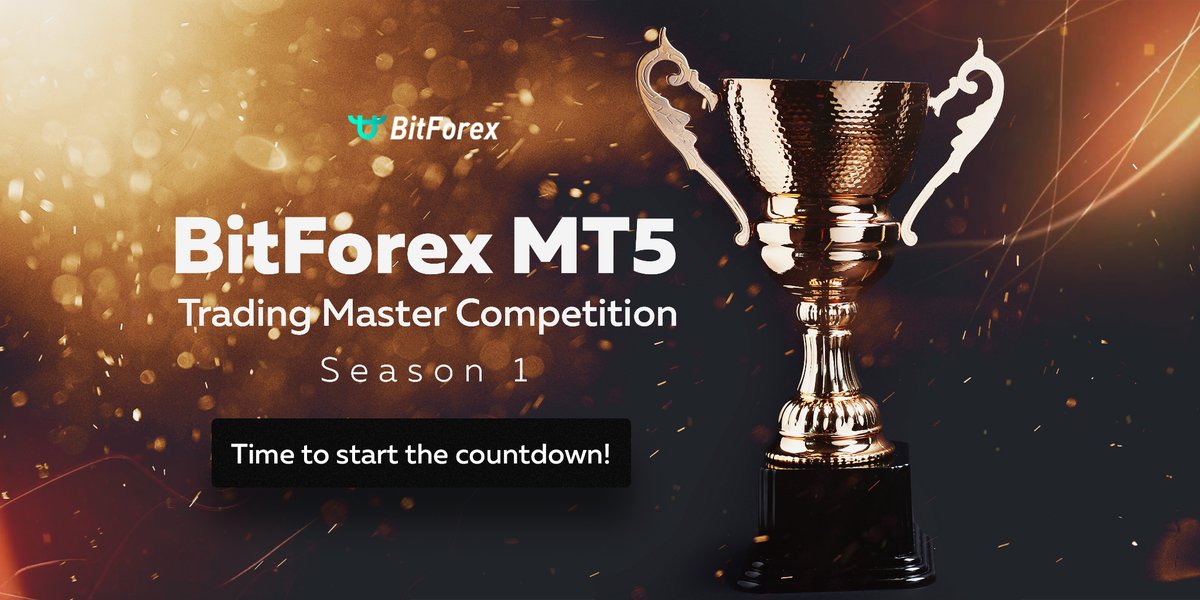 bitforexcom's tweet image. ⚡️⏱Time to start the countdown to BitForex MT5 Trading Master Competition Season 1!
⠀
🗓February 19 - February 22
⠀
Who will become the 1st trading Master🏆 of #BitForexMT5?
⠀
$4000 prize pool is waiting!
⠀
Ready, steady, GO➡️ bitforex.com/en/mt5event
⠀
#competition #trading