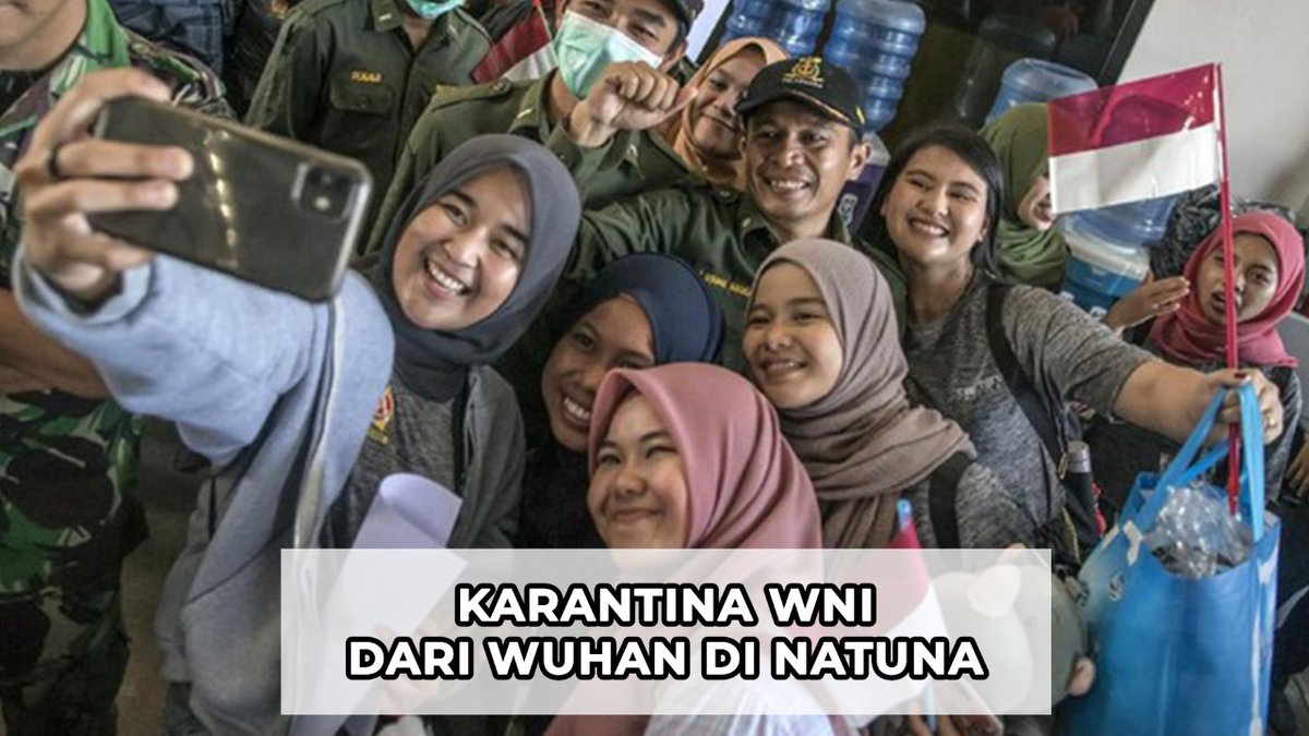 trans7club's tweet photo. WNI sebanyak 238 orang yang berasal dari Wuhan telah menjalani serangkaian proses karantina guna mencegah Virus Corona. Karantina ini berlokasi di Kabupaten Natuna dan dilakukan selama 2 pekan terhitung sejak awal Februari lalu.

Selengkapnya https://t.co/uDIFV2NjVF https://t.co/cnsE8KDvxj