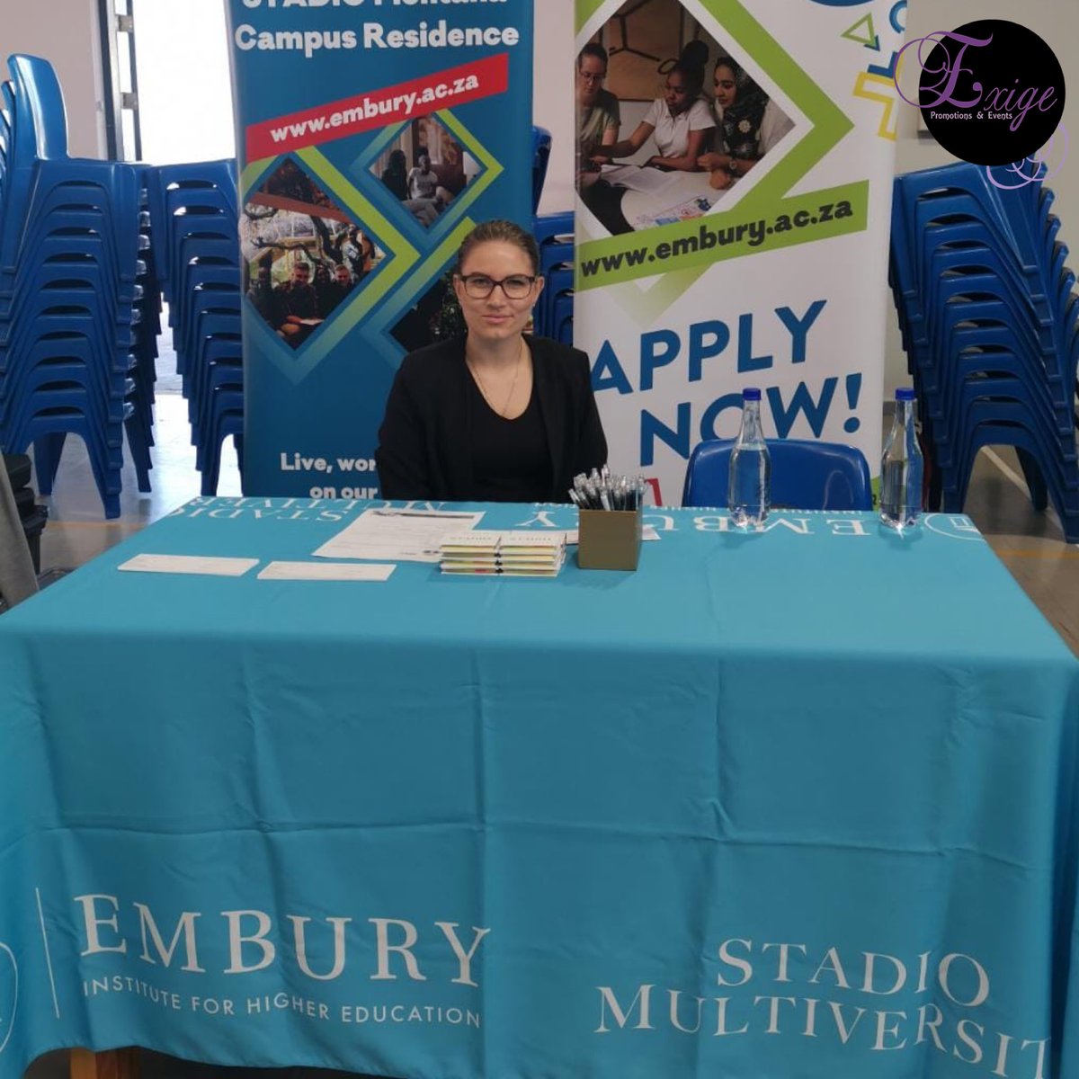 ExigePromotions's tweet photo. Today is the start of the Cape Town leg of Rocking The Future⭐️

 Our 4 gorgeous girls are representing CAD, ADA, Boston College and Embury.

#futureisbright #RockingFuture2020
#careerexpo #careersearch #career #future #lookingahead #capetown #highschool #school #westerncape https://t.co/DDmnDyuINz