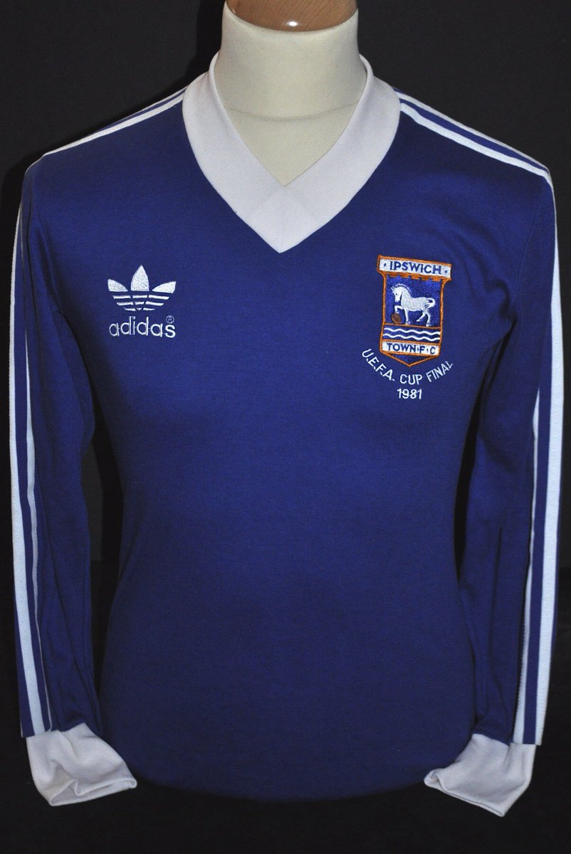 The_NFC's tweet image. Here's 3 from our @ShirtCollection sister account, also worth a follow!

Clive Woods, Charity Shield '78
Cup Winners Cup Quarter Final, Nou Camp '79
Terry Butcher, UEFA Cup Final '81

Plenty more tucked away in the archives...so stay tuned!

#ITFC #Ipswich #TractorBoys