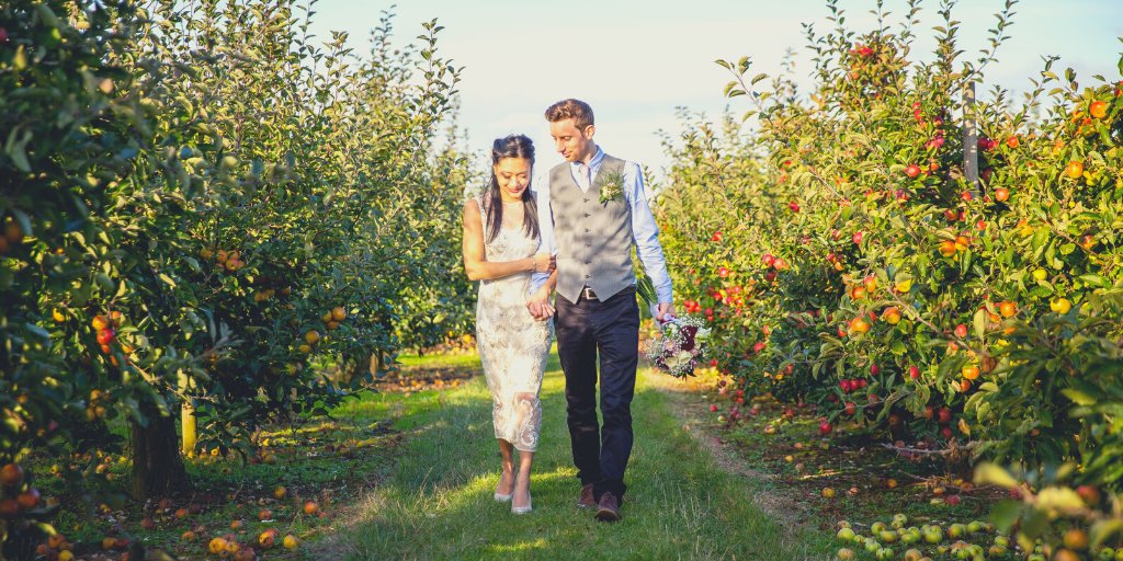 VisitBrogdale's tweet photo. Brogdale Collections offers the perfect inspiration for your special day. With enchanting orchards, rustic rooms, apple barn &amp; grassy meadow or marquee we’re ready to make your big day perfect. https://t.co/EXaOkzMjti (Credit goes to Ahuvi Photography) https://t.co/6u2hXxlyUB