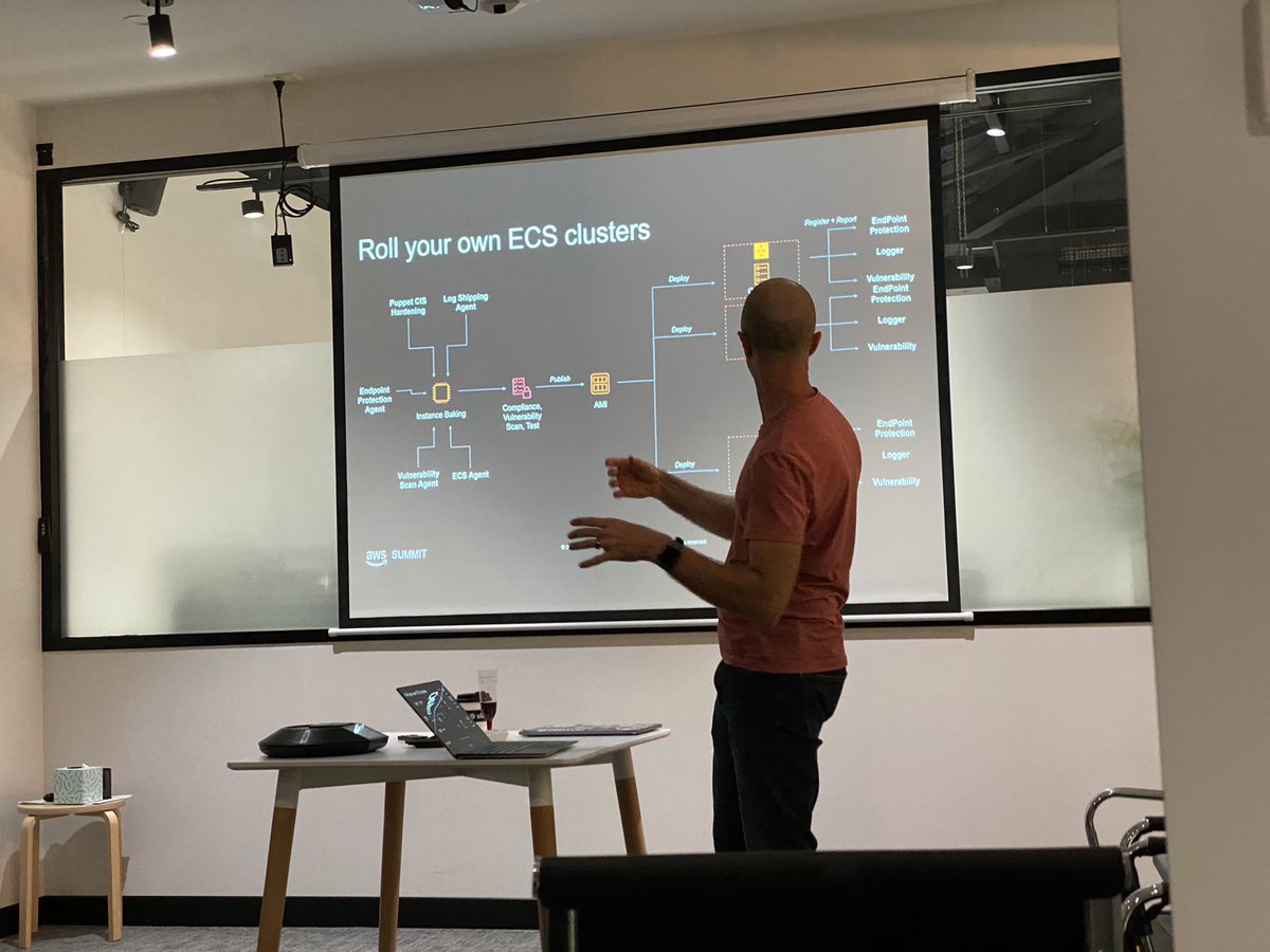 Fargate and serverless at Newy DevOps, Cloud &amp; Infracoders meetup. Nice one <a href="/krutisfood/">Kurt Gardiner</a> ! #devops #serverless #AWS #lambda