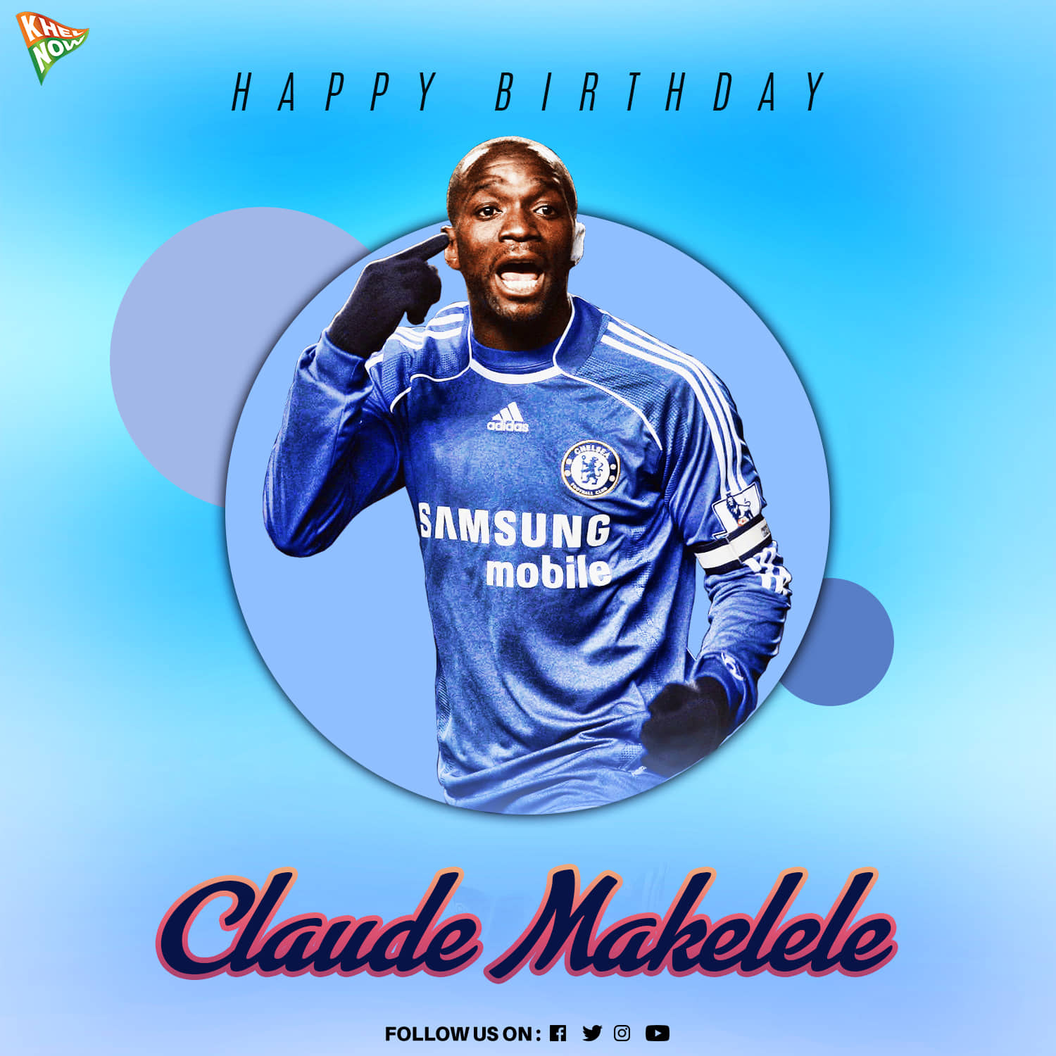 Happy Birthday Claude Makélélé - the man who redefined the defensive midfield role.4 7    