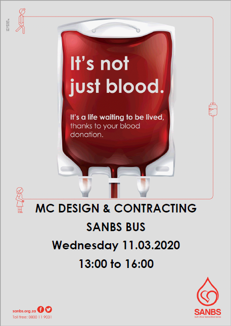 designcontract's tweet image. Attended the #SANBS Annual Blood Drive Controller Breakfast in PE over the weekend.