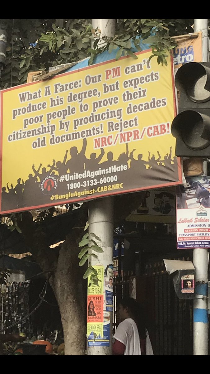 SaketGokhale's tweet photo. Saw this lovely poster by @UAH_India at a traffic junction in Kolkata. 

Amazing work, peeps! https://t.co/u8GxlUdWZd