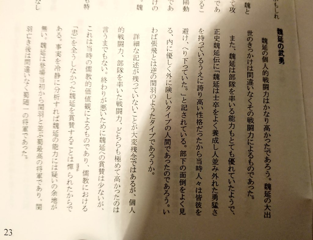神戸で買った「不当に不人気だけど案外凄いヤツだからね」シリーズ(勝手に)の魏ぃさん凄い誉められてるよ。可愛いね(欲目が発生しているので何でも可愛い) 