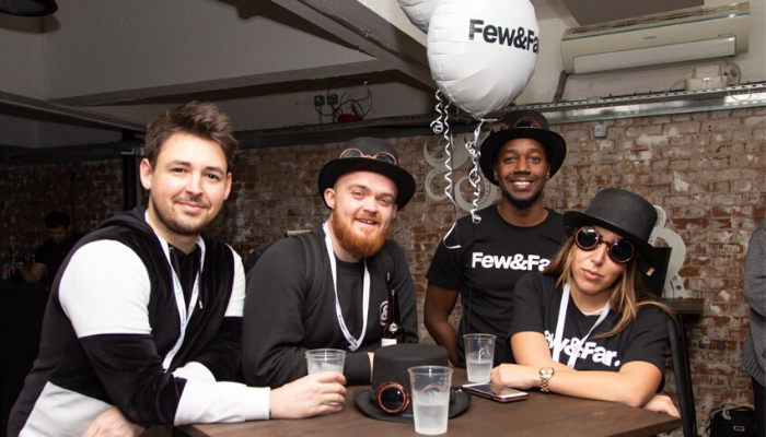 Fewand_Far's tweet photo. A wee #TB to last year's #ReactAdvanced conf! We're excited to be back sponsoring the first #React meet-up for the year. 

A fully booked evening @Twitter HQ, where we'll be talking through everything unit tests, tech debt &amp; more.

There's a rumour the 🍻's are on these guys 👀 https://t.co/YTPFhrkbaP