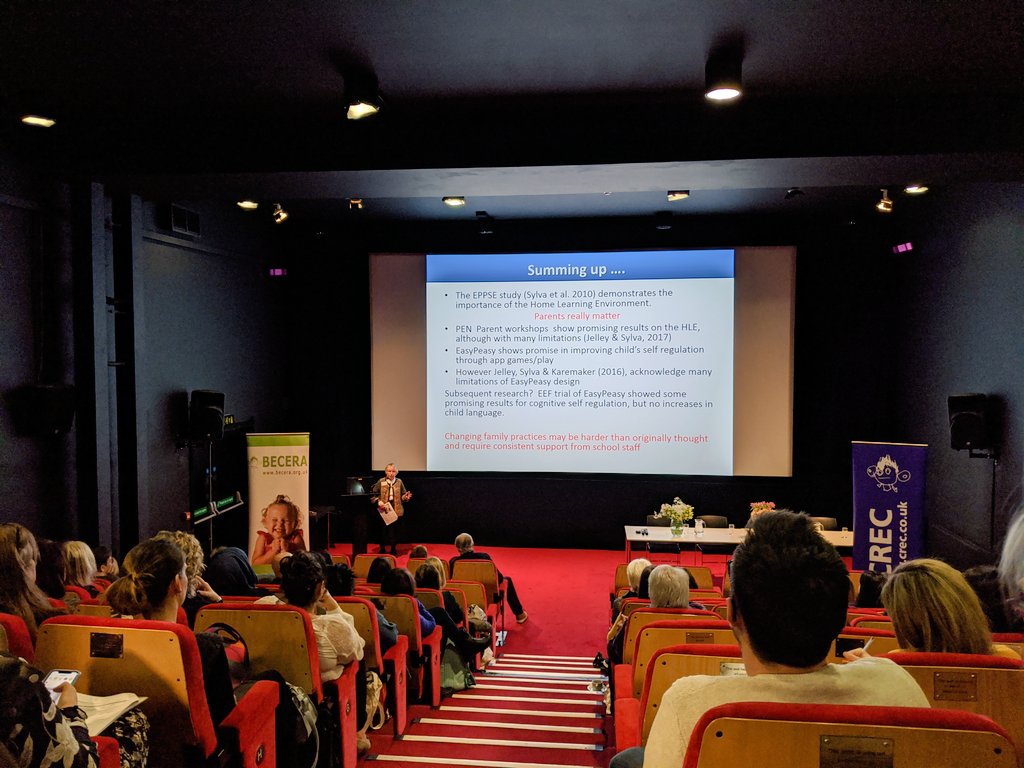 BECERAssoc's tweet photo. Closing remarks from the opening Keynote by Kathy Sylva:

⭐ Parents really matter

⭐ Changing family practices may be harder than originally thought and require consistent support from school staff

#BECERA2020 #HomeLearningCultures https://t.co/wxfc7myBIQ
